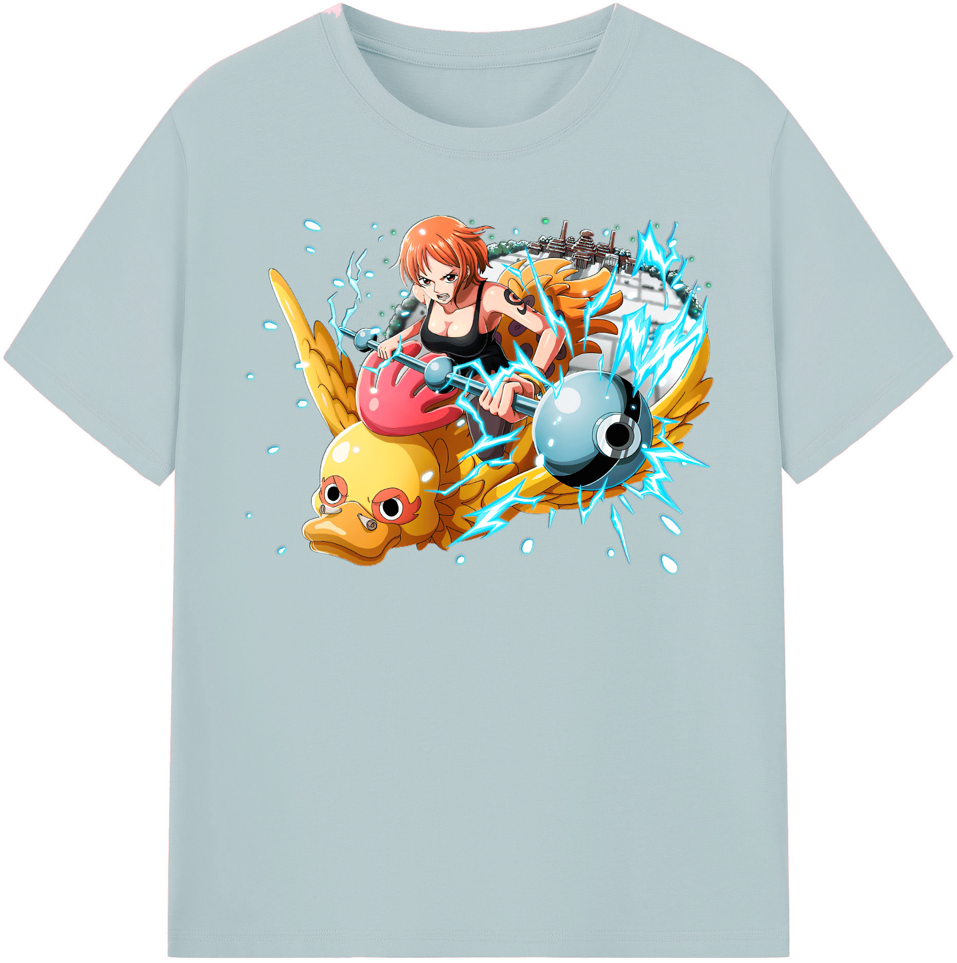ワンピース ナミ ONE PIECE Nami 綿100％半袖Tシャツ（フロントプリント）
